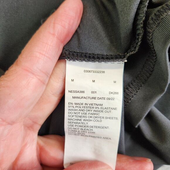 Nike Swim Top Womens M Black Hydroguard Swim Shirt UPF 40 Competition Racing - Picture 8 of 13